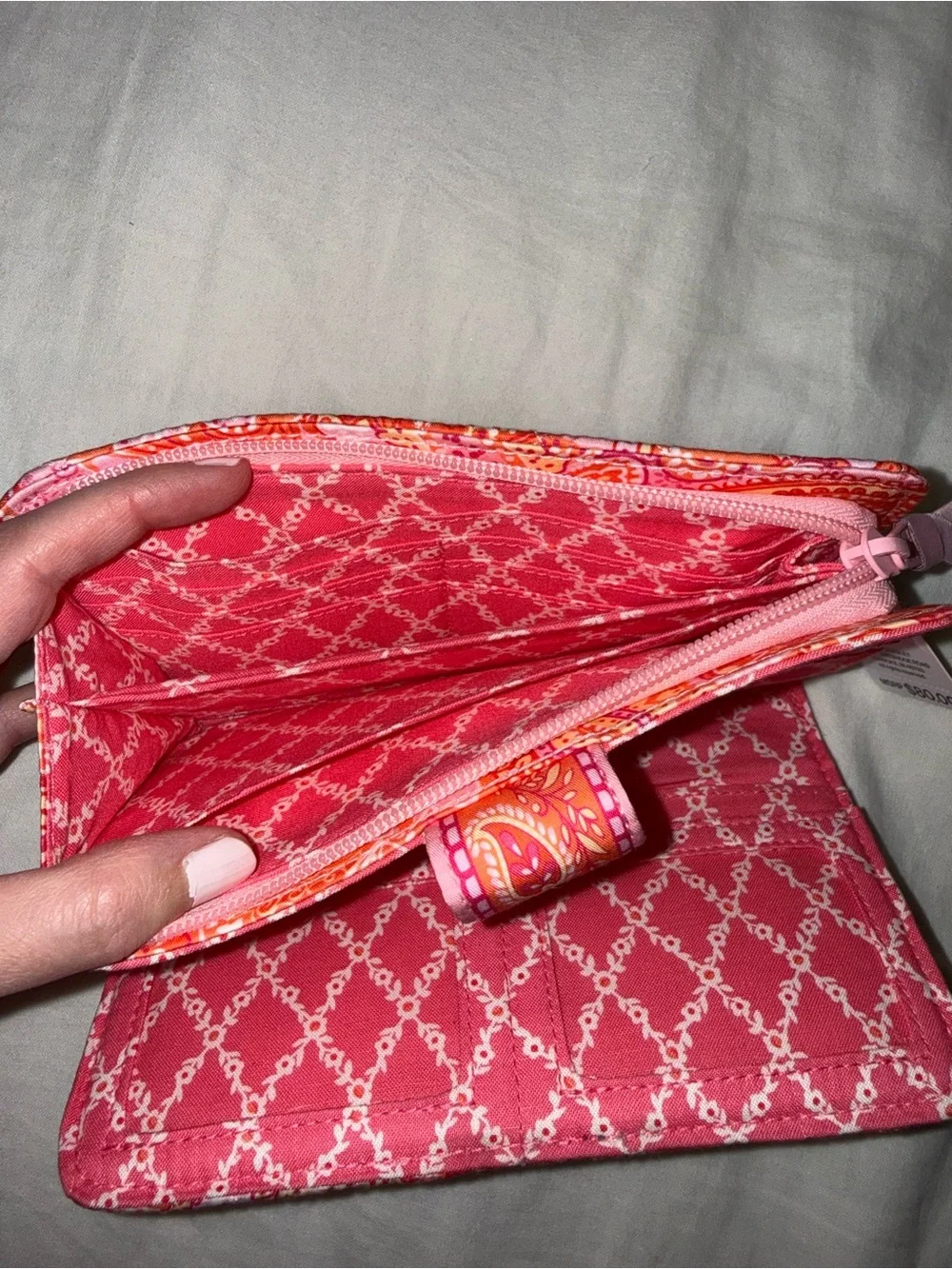 Vera Bradley Sherbet Turnlock Wallet